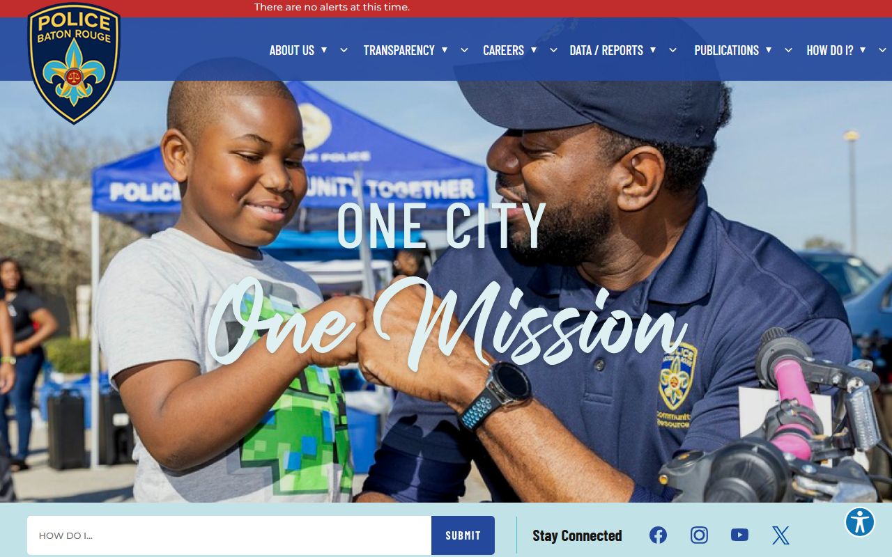 Baton Rouge Police Department website