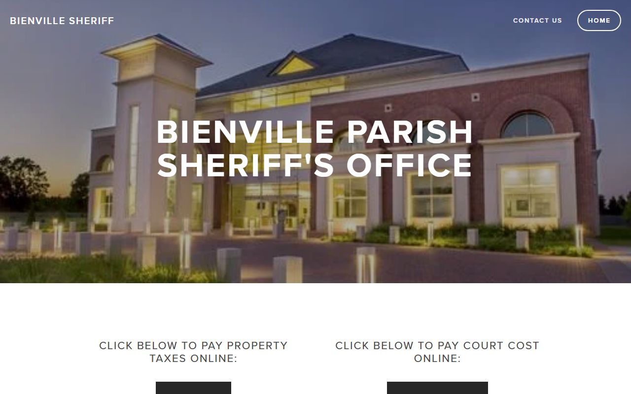 Bienville Parish Sheriff's Office homepage