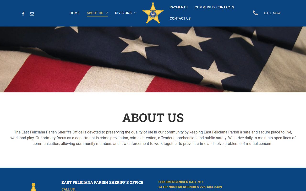 east feliciana parish sheriff about page sex offender registry